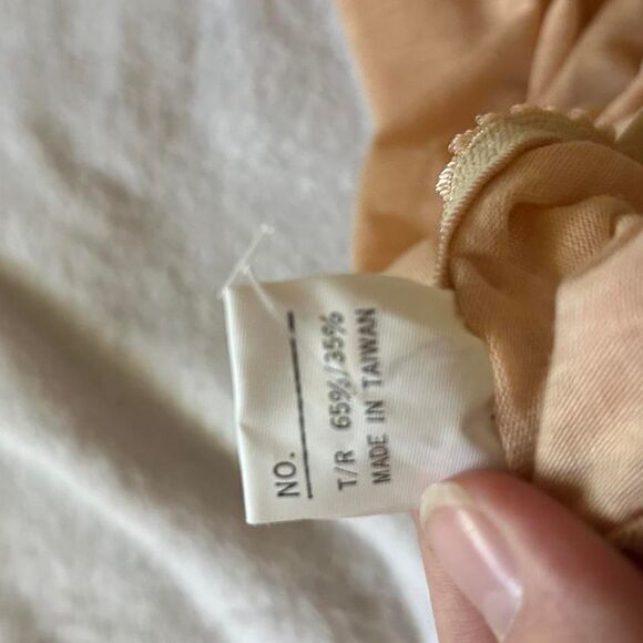 My Angel Women's Peach Lace Slip Maxi Dress Small Coquette Fairy Y2K Style - Picture 6 of 8